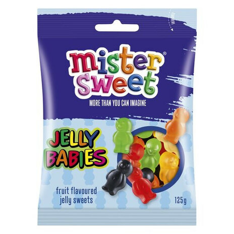 Mister Sweets Jelly Babies 125g