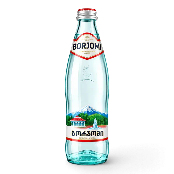 Вода Borjomi минерал. газ 0,5л ст/б Боржоми K Грузия 12