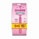 Shark Lady Razor Smooth Glide 2 Blades 9+6*