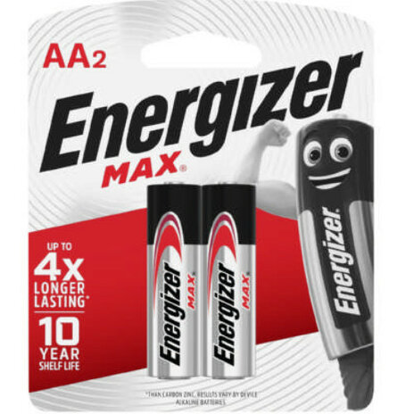 Energizer Max AA - 2 Pack