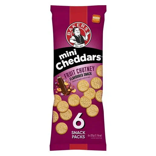 Mini Cheddars Fruit Chutney Strip 8x33g