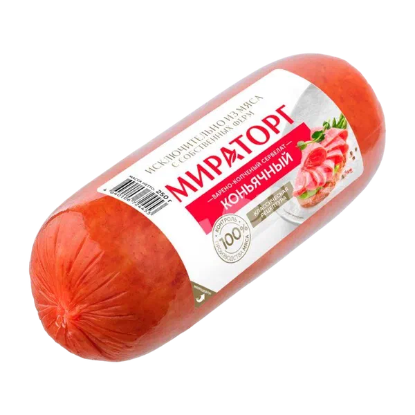 Колбаса Мираторг Сервелат коньячный 375г РЦ