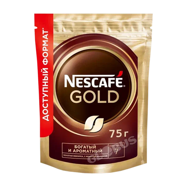 Кофе Nescafe Gold раств 75 г д/п