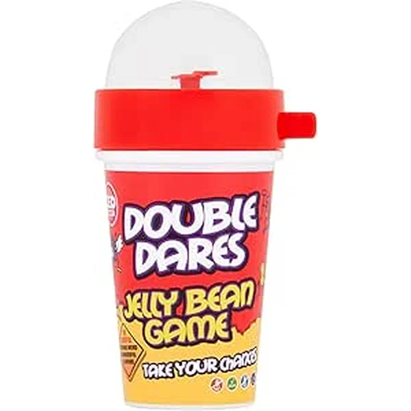 D-DARES JELLY BEAN SPN CUP 60G - JELLY BEAN SPOON CUP FILLED CANDY