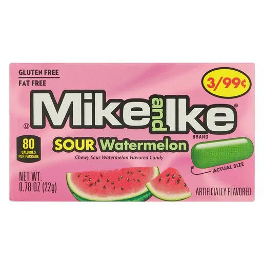 Mike & Ike Sour Watermelon 22g