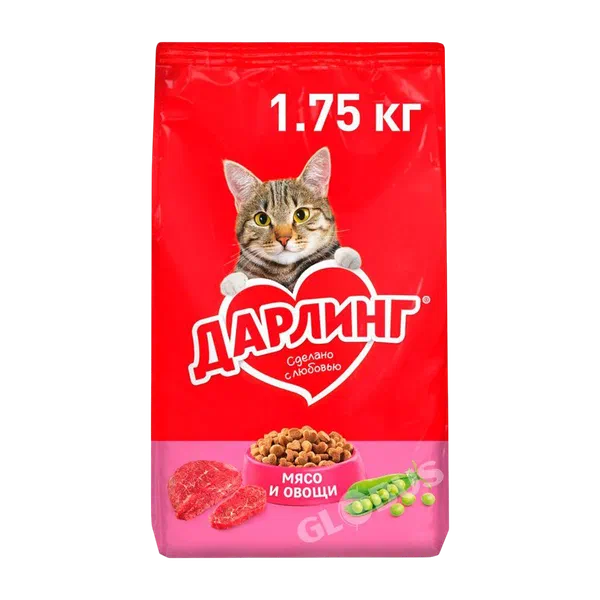 Корм Darling д/кошек мясо овощи 1,75кг