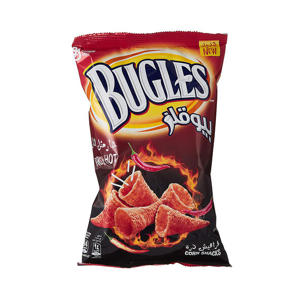 Bugles Crn Snck.Firy Hot 125Gm