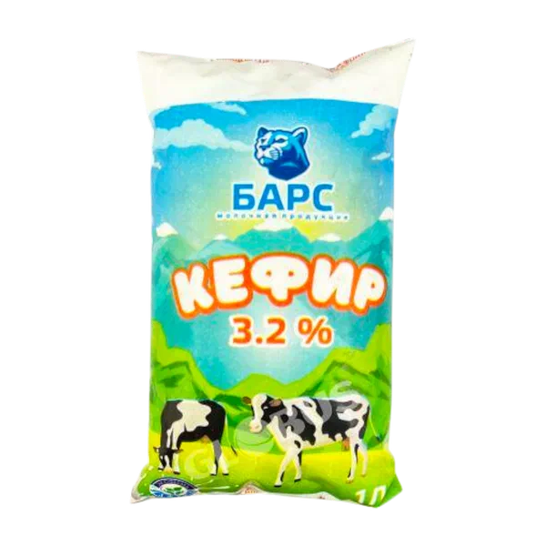 Кефир Барс 3,2% 1л пэт/уп