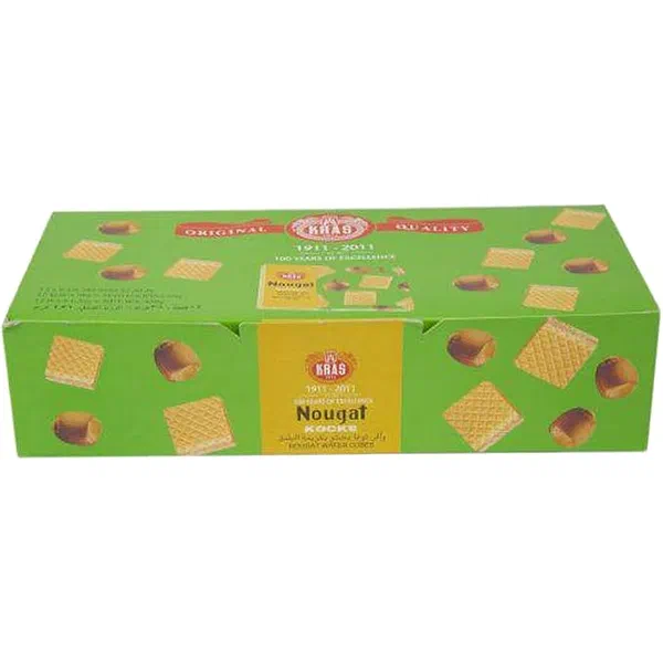 KRAS WAFER CUBES NOUGAT 38G - NOUGAT-FILLED WAFER CUBES