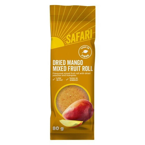 Safari Mango Fruit Roll 80g