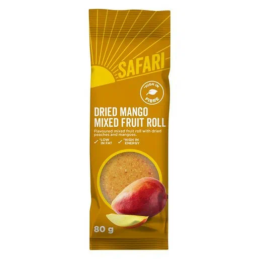 Safari Mango Fruit Roll 80g