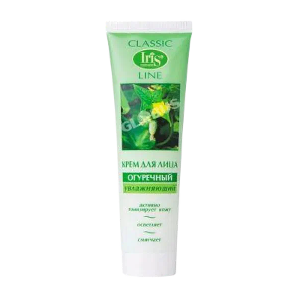 Крем д/лица Iris увлаж огуречный 100мл
