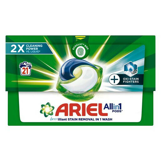 Ariel Liquid Detergent Capsules 21 Pack