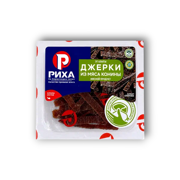 Риха жылкы эти-н джерки деликатеси салм