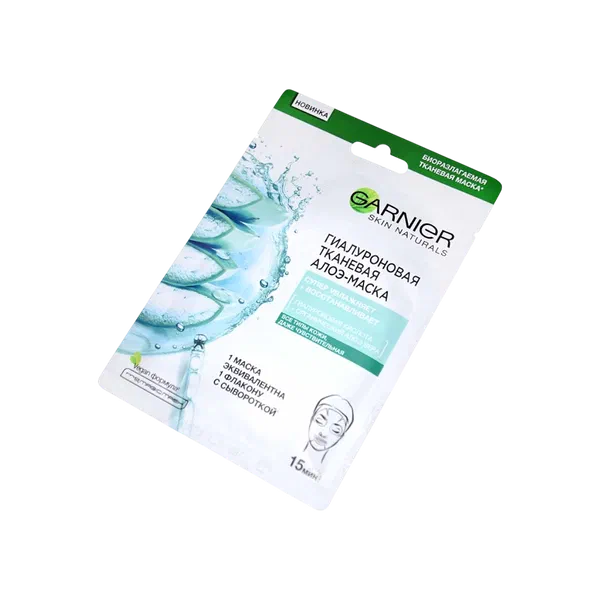 Garnier гиалурон+ бет маскасы