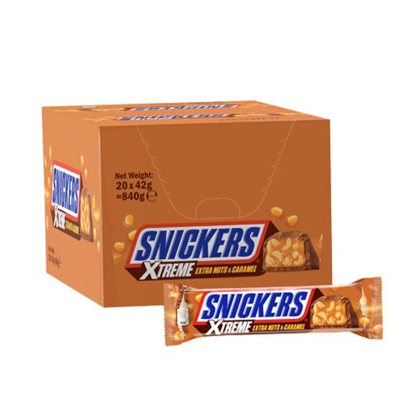 Snickers Extreme Extranuts  Caramel ( 42Gm X 20 )