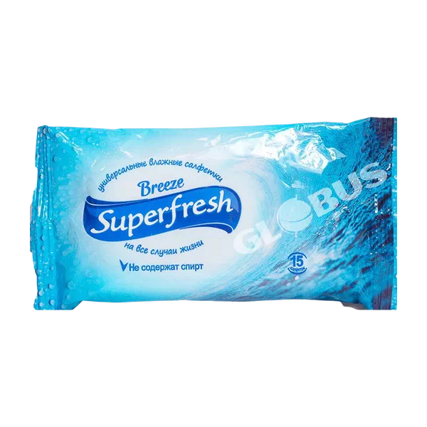 Салфетки влажн Superfresh Breeze 15шт