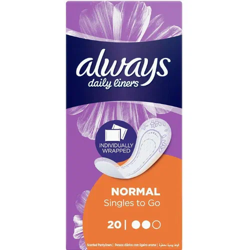 Always Liners Normal Fold & Wrap 20s
