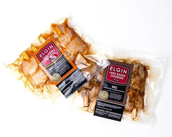 Elgin Chicken Bbq Deboned Leg Quarters 2s