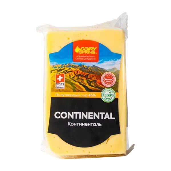 Сыр Dairy Spring Continental 45% вес в/у