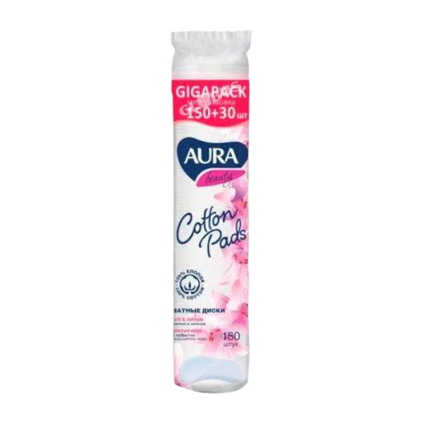 Диски ватн Aura Beauty 180шт