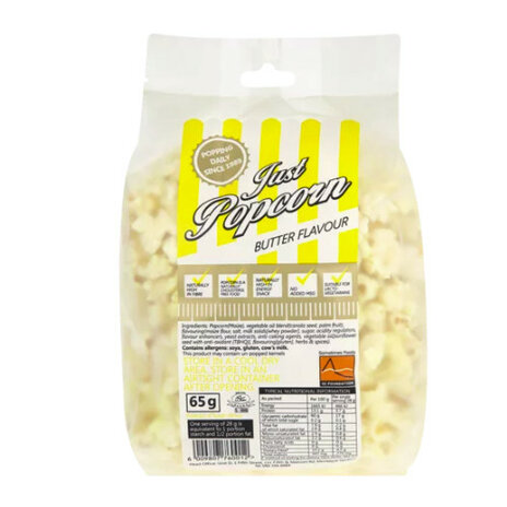 Just Popcorn Butter 65g