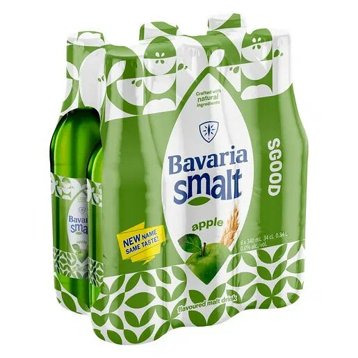 Bavaria Apple Beer Non Alcoholic 330/340ml 6 Pack (NRB)