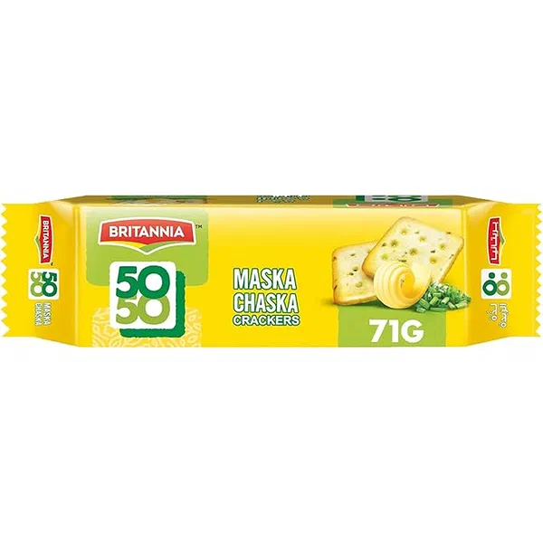 BRITANNIA M-CHASKA CRACKER 55G - MASALA CHASKA SPICY CRACKERS