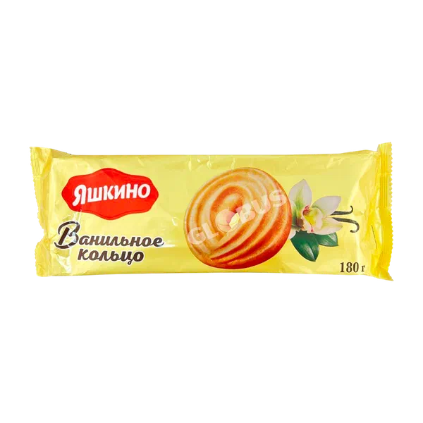 Яшкино Ванильное кольцо сдоб. 180г печеньнси