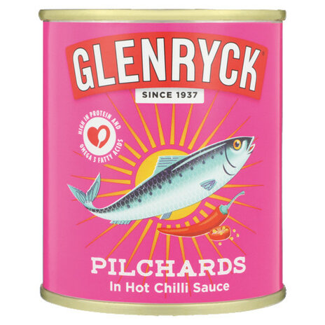 Glenryck Pilchards Hot Chilli 215g