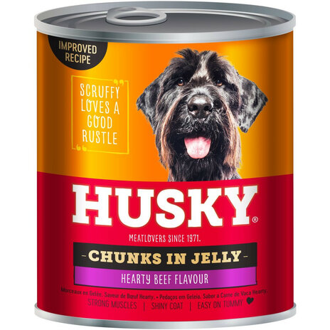 Husky Chunks Beef 775g