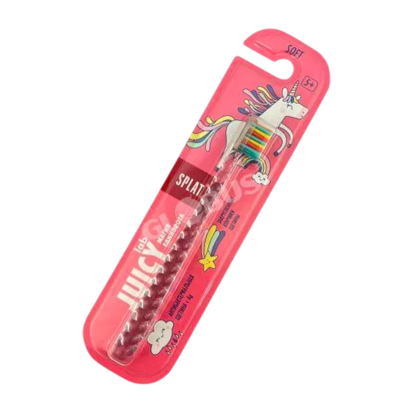 Щетка зубн Splat Juicy Lab прозрачная детск 6+ 1шт