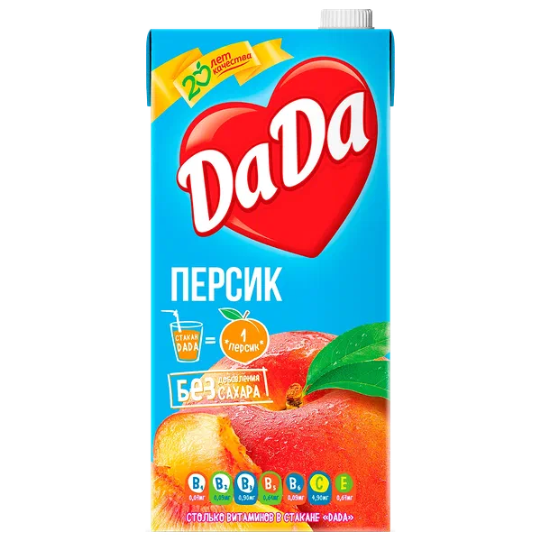Нектар Da-Da персик 1,9л т/п RG Brands Казахстан 6