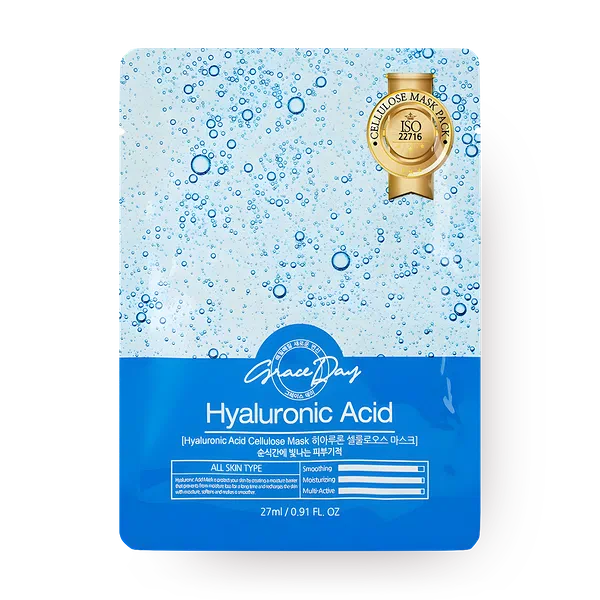 Маска для лица Grace Day с гиалуроновой кислотой