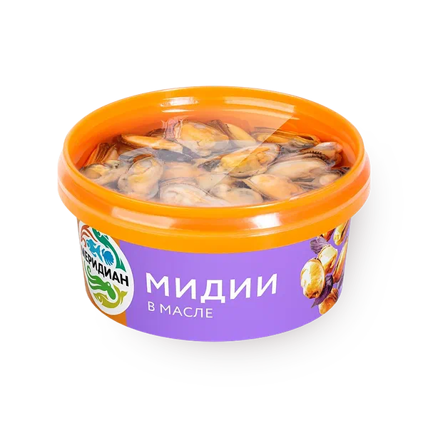 Мидии в масле «Меридиан»