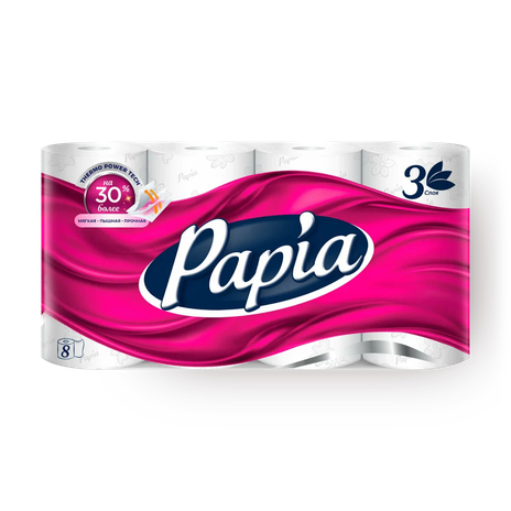 Туалетная бумага Papia Tropical Exotics 3 слоя