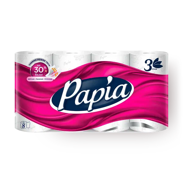 Туалетная бумага Papia Tropical Exotics 3 слоя