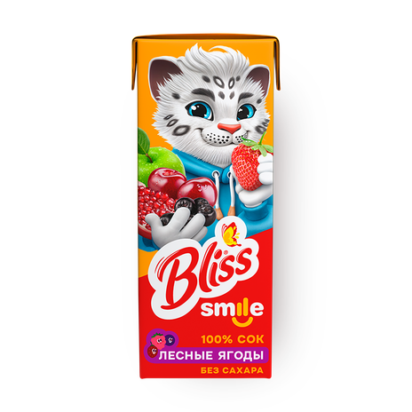 Сок лесные ягоды неосветленный восстановленный Bliss