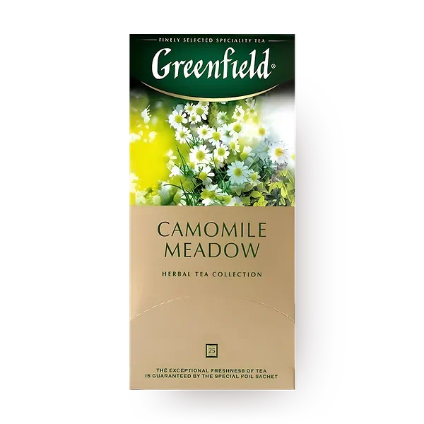 Чай травяной Camomile Meadow Greenfield в пакетиках