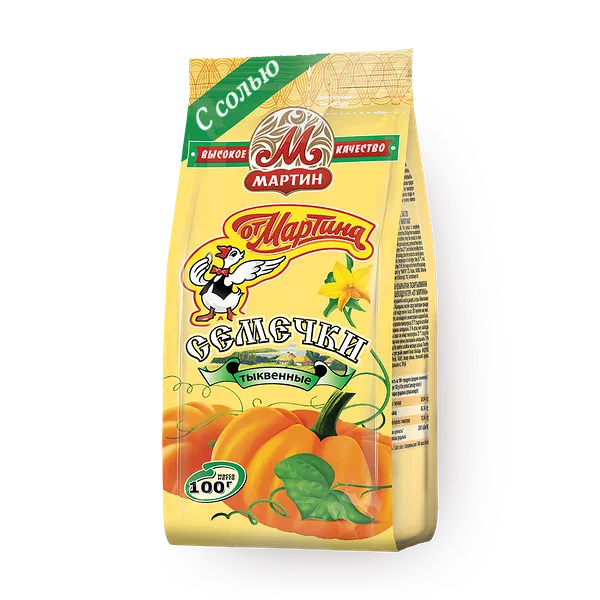 Семечки тыквенные с солью «От Мартина» неочищенные