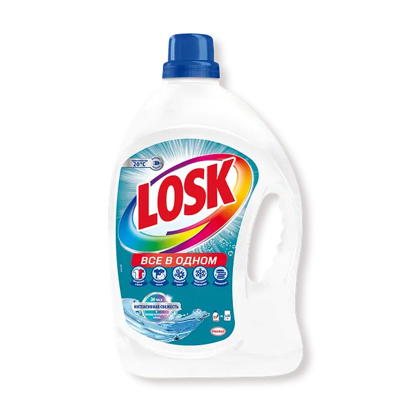 Гель для стирки Losk Всё в одном для цветного и белого