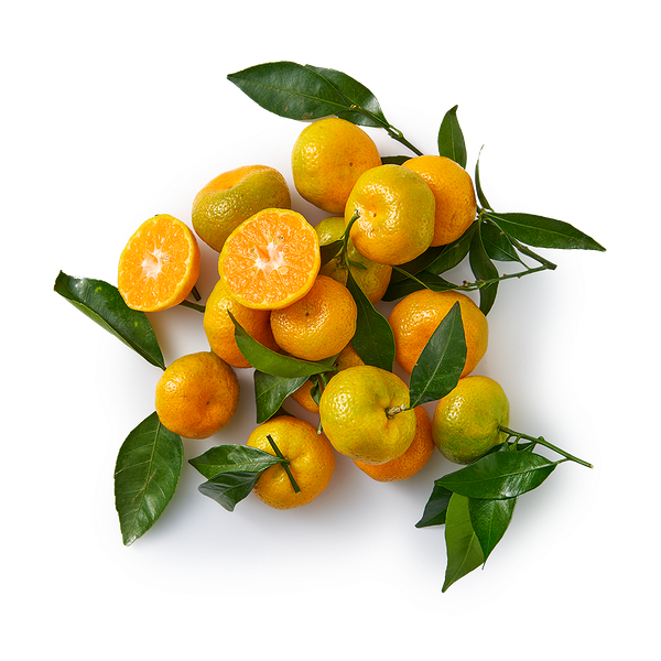 Мандарины мини с листьями