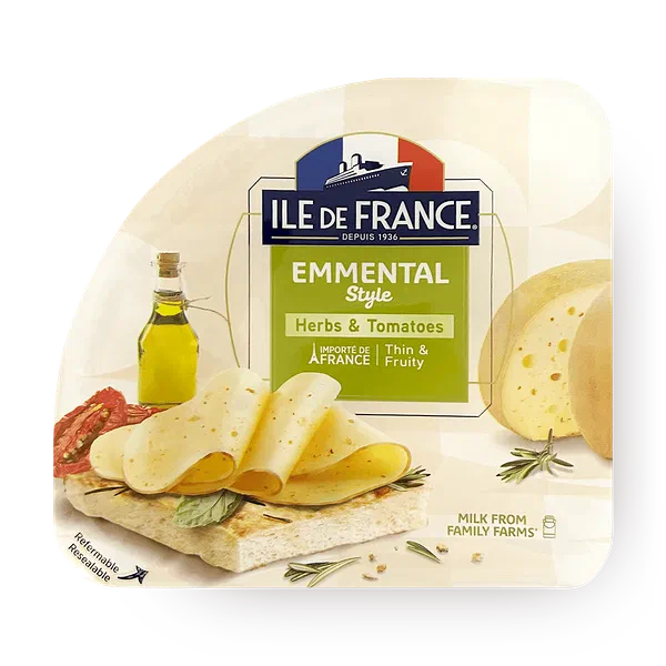 Сыр Emmental Style Ile De France Herbs And Tomatoes