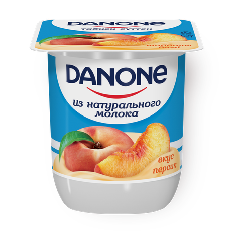Йогурт Danone персик