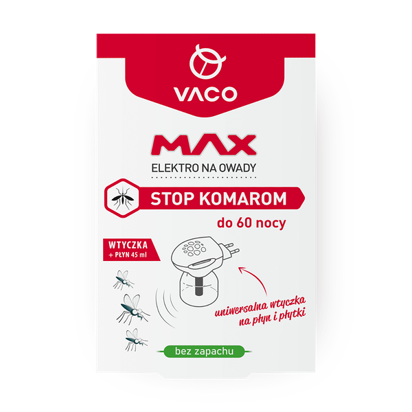 Электронный прибор от комаров Vaco Max + жидкость