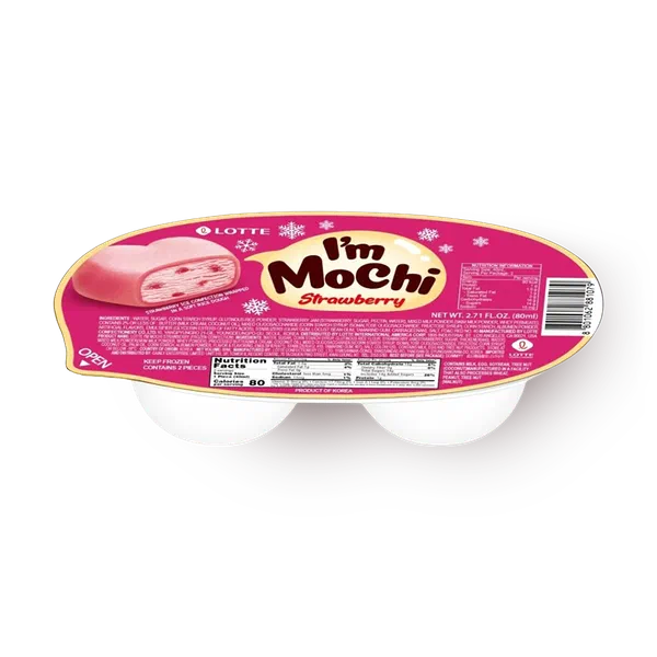 Мороженое Lotte Mochi клубника