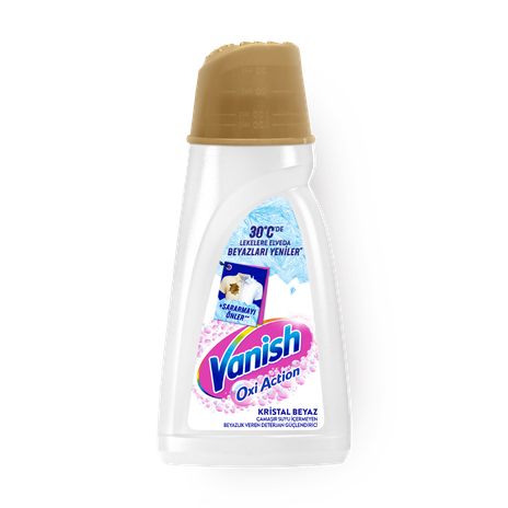 Пятновыводитель Vanish Gold Oxi Action Кристальная белизна гель