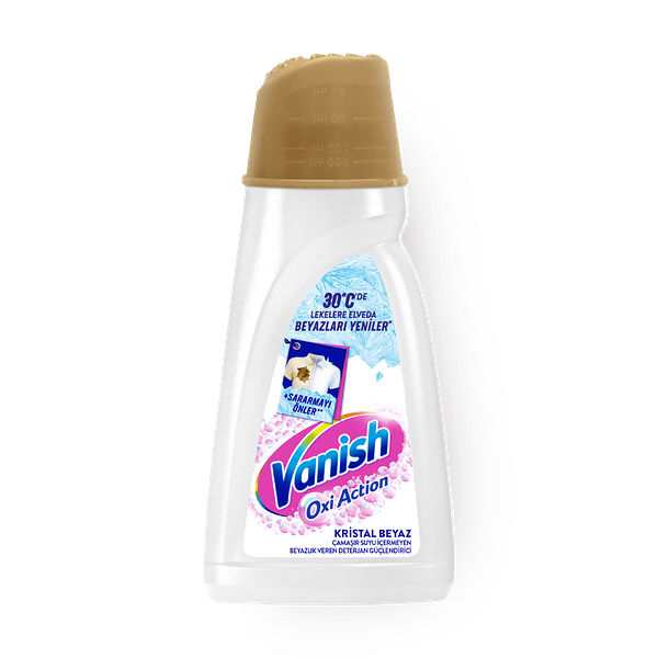 Пятновыводитель Vanish Gold Oxi Action Кристальная белизна гель