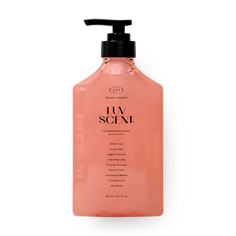 Гель-скраб для душа Luvscent Flower Market
