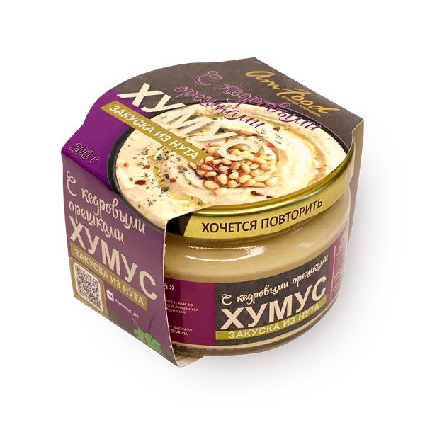 Хумус AmFood Тайны Востока с кедровыми орешками